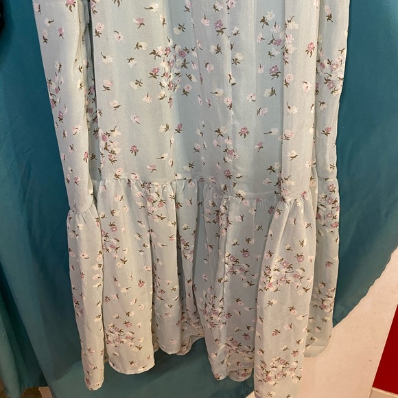 🎉HP🎉 NWT Mia Chica Peasant Dress 👗 long length. - Picture 5 of 7